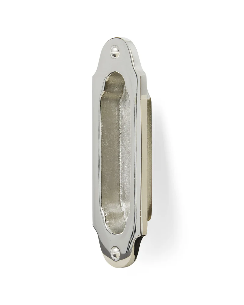 Skjutdörrshandtag - Änggården nickel