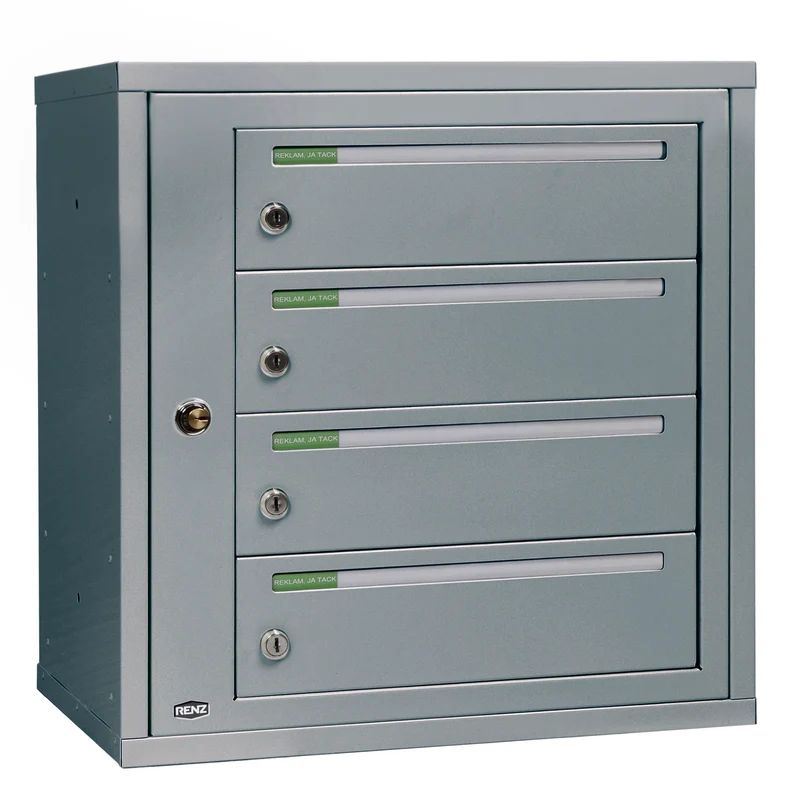 Fastighetsbox RENZ Classic Liggande 1x4 fack