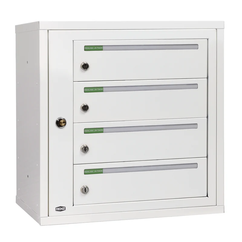 Fastighetsbox RENZ Classic Liggande 1x4 fack