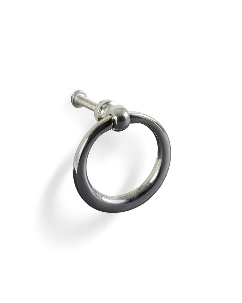 Möbelbeslag - Schatullhandtag nickel ring