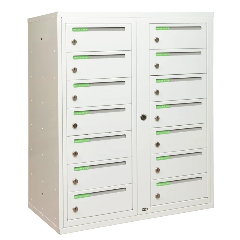 Fastighetsbox RENZ Classic Kompakt SE 2x7 fack