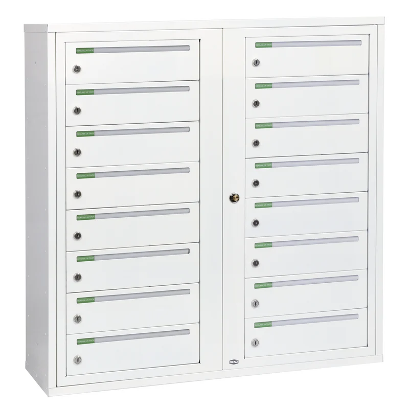 Fastighetsbox RENZ Classic Liggande 2x8 fack