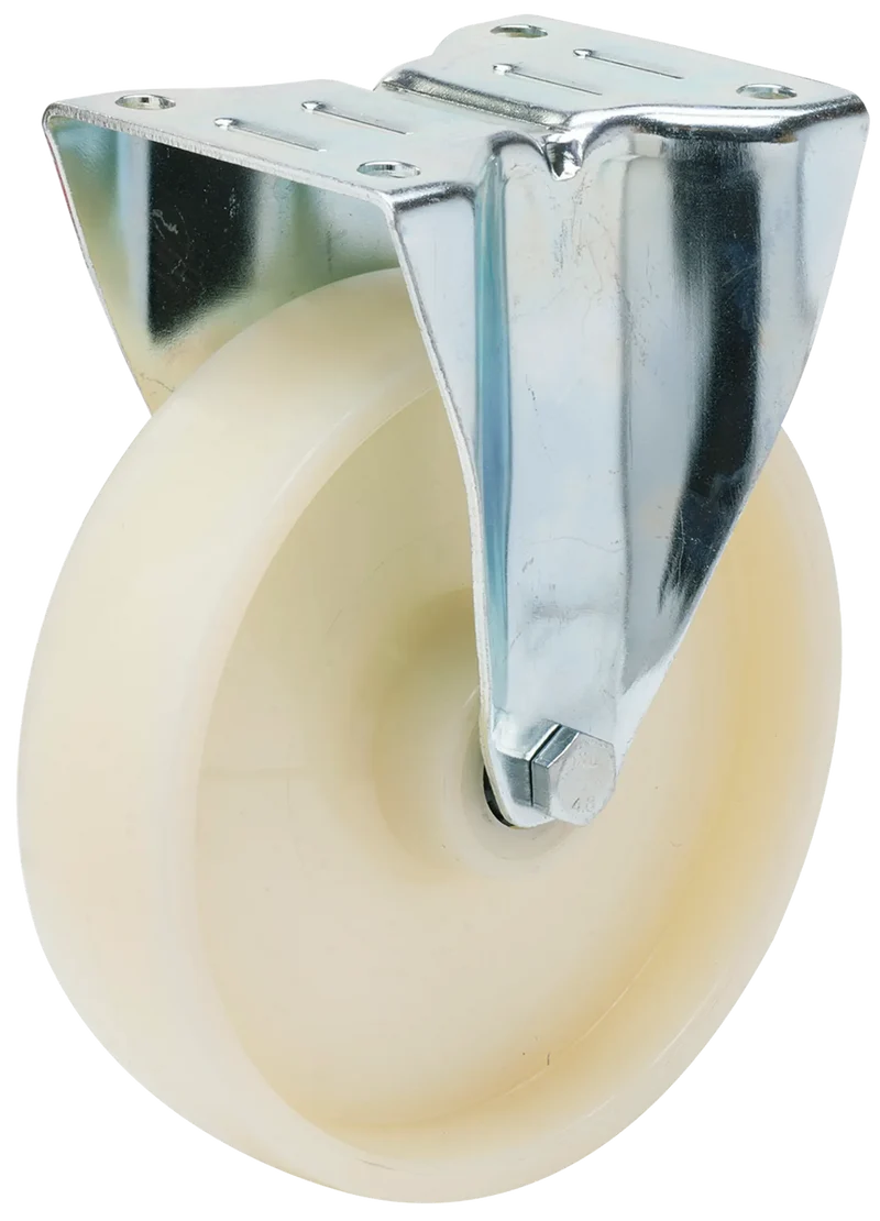 Länkhjul typ 4P PP plåtbygel polypropylene Swede-wheel