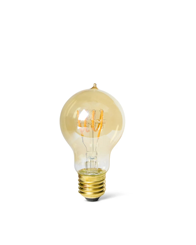 LED-lampa Sekelskifte - Klassisk 60 mm 500 lm, bärnsten