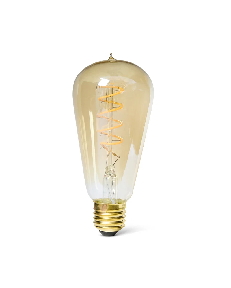 LED-lampa Sekelskifte - Edison 64 mm 270 lm, bärnsten
