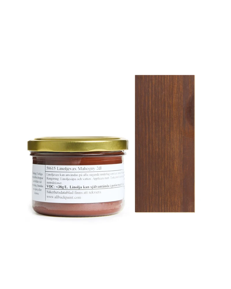 Linoljevax - Mahogny - 0.2 liter