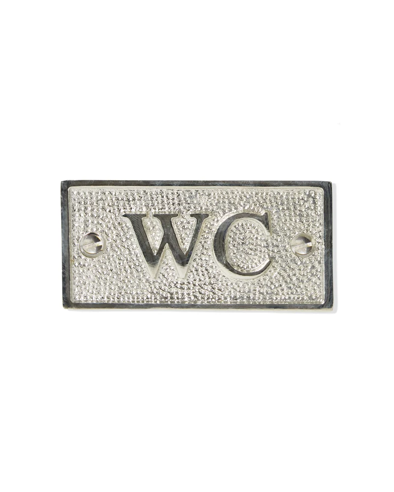 WC-skylt - Nickel