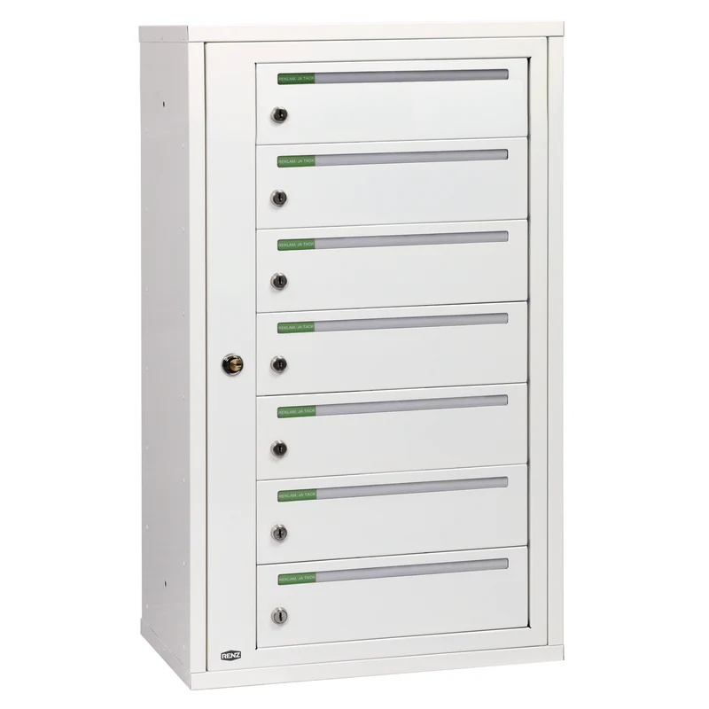 Fastighetsbox RENZ Classic Liggande 1x7 fack