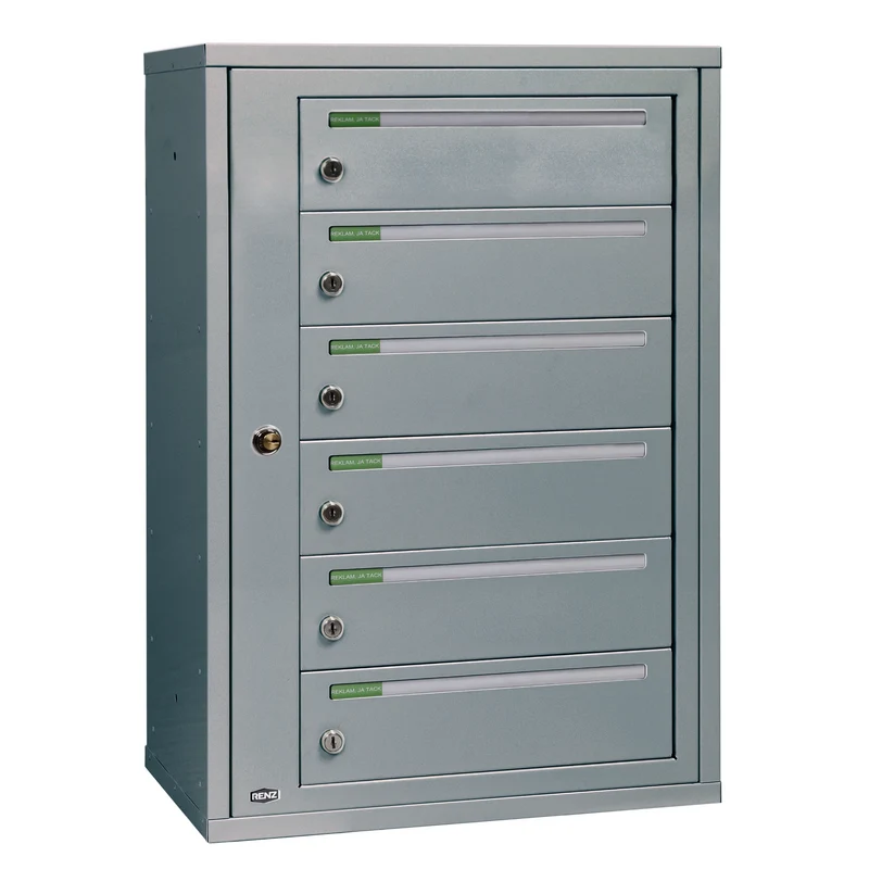 Fastighetsbox RENZ Classic Liggande 1x6 fack