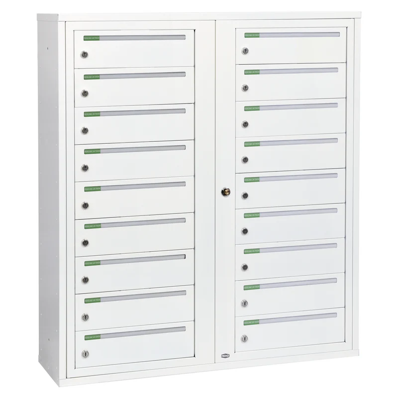 Fastighetsbox RENZ Classic Liggande 2x9 fack