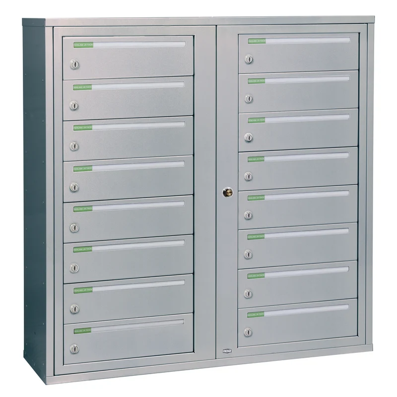 Fastighetsbox RENZ Classic Liggande 2x8 fack