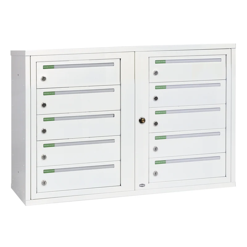 Fastighetsbox RENZ Classic Liggande 2x5 fack