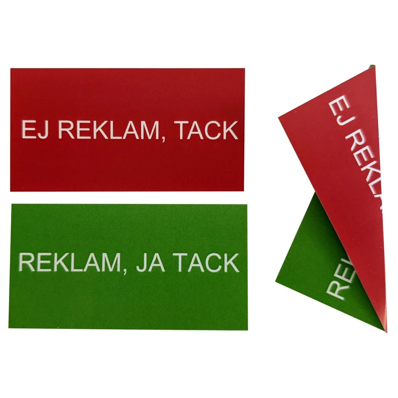 Reklamskylt fastighetsbox 26 mm (20-pack)