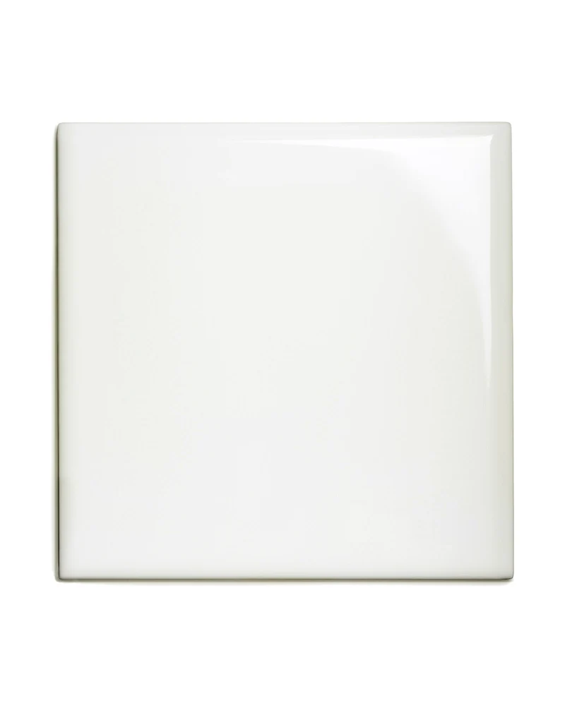 Kakel Victoria - 15 x 15 cm elfenbensvit bullnose hörn