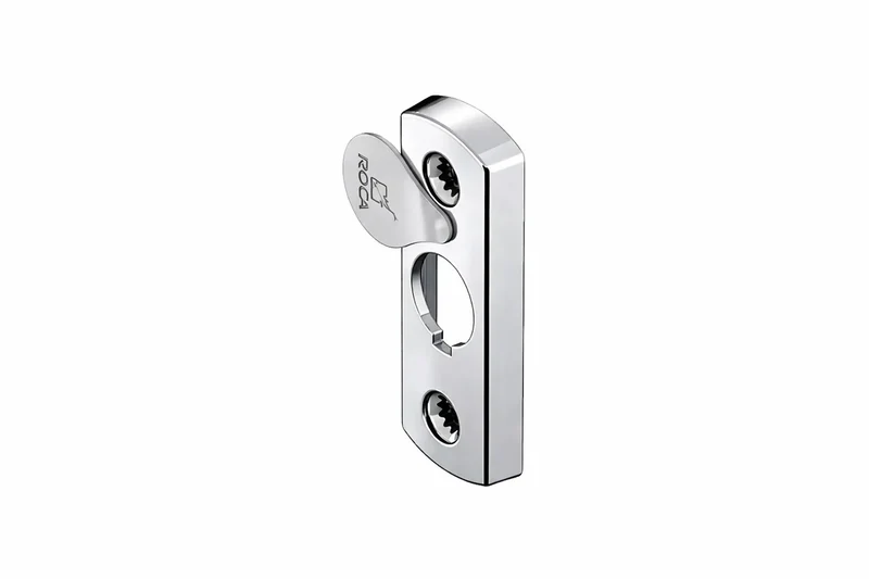 Täckskylt m lock CR30 krom