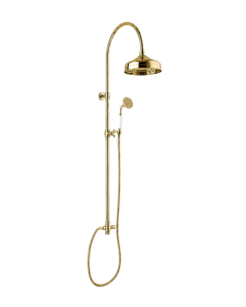 Duschset - Canterbury utan blandare guld