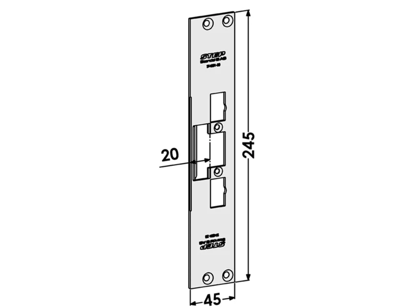 Monteringsstolpe ST4001-20