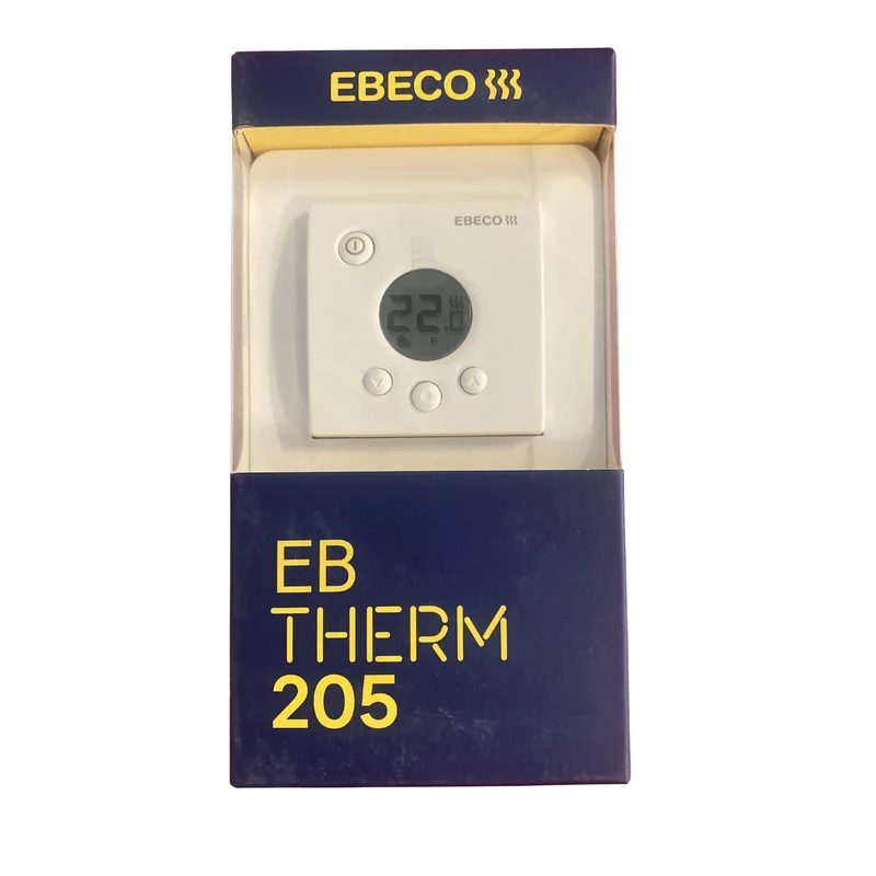 Golvvärmetermostat Ebeco EB-Therm 205 med Display