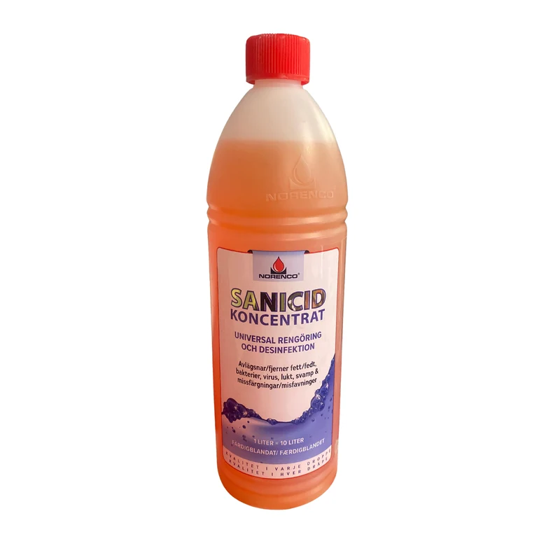 Sanicid Koncentrat Norenco Universal Rengöring och Desinfektion 1 Liter