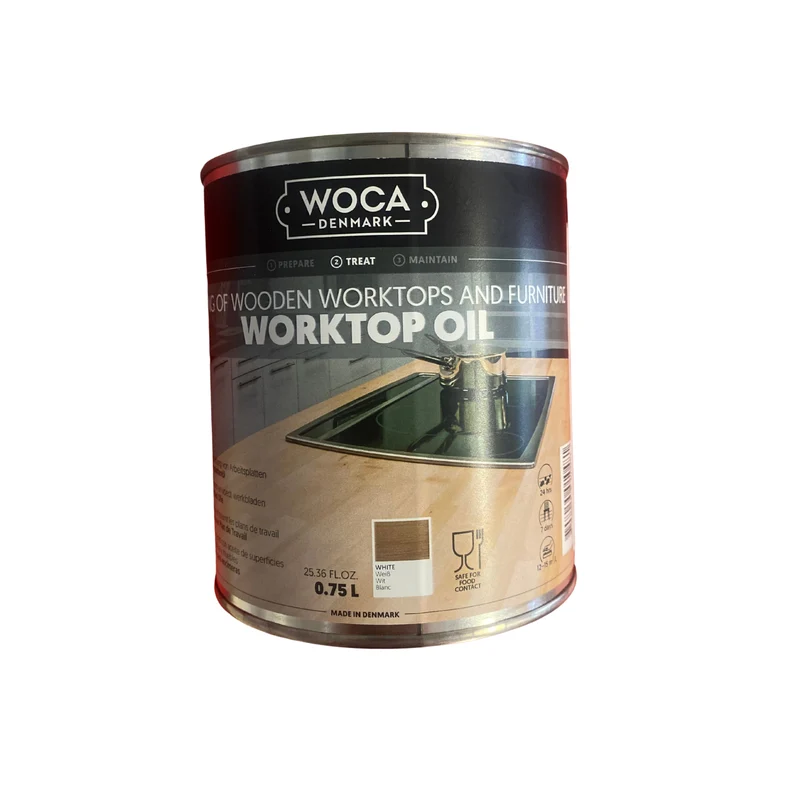 Köksbänksolja WOCA Vit 0,75 Liter