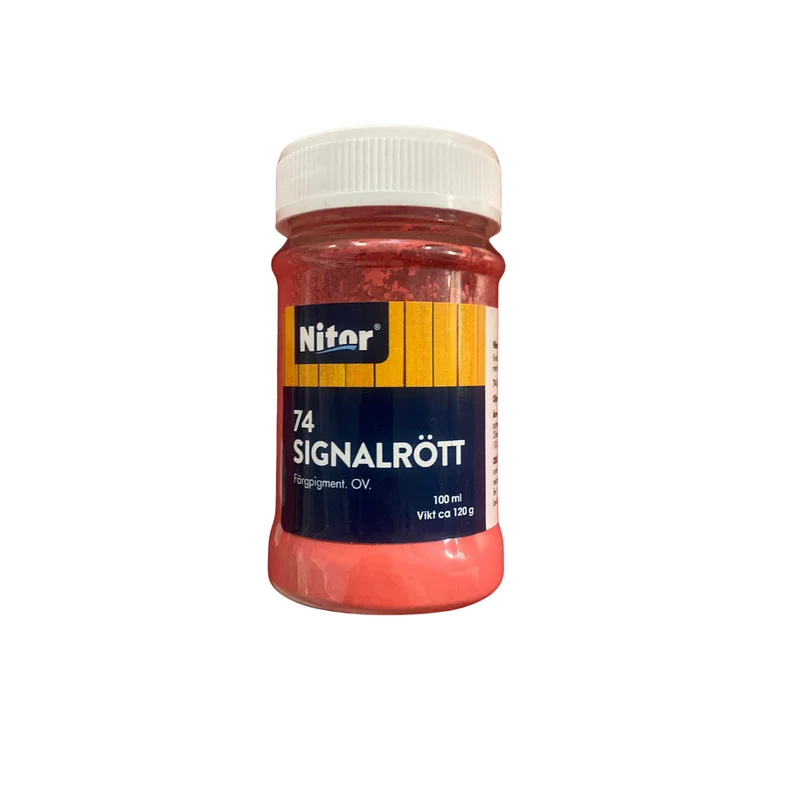Färgpigment Signalrött Nr 74 100 ml