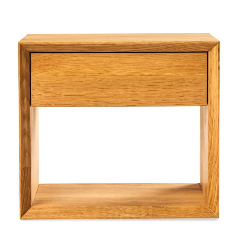 Nattduksbord i massiv Ek