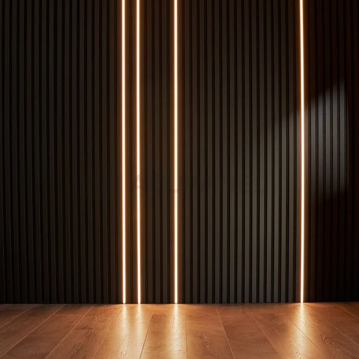 LED-profil till akustikpanel, 12x12 mm