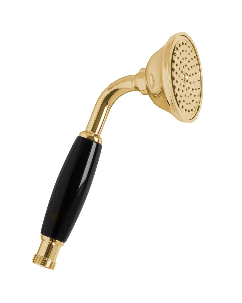 Duschhandtag - Handdusch Kensington svart/guld stor