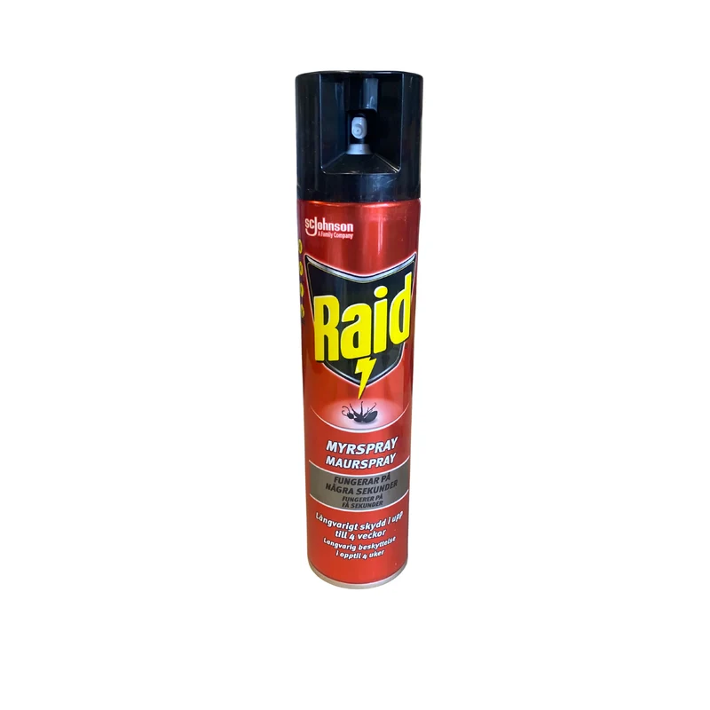 Myrspray Raid 400 ml Mot Myror, Spindlar och Silverfisk