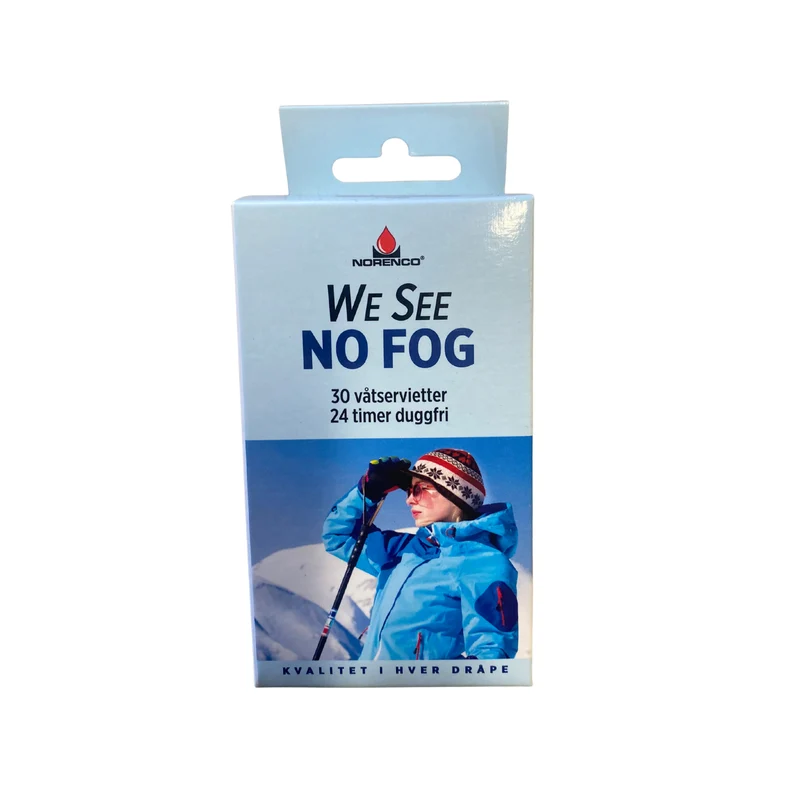 Imskydd Norenco No Fog 30 Våtservetter Antidugg 24 Timmar