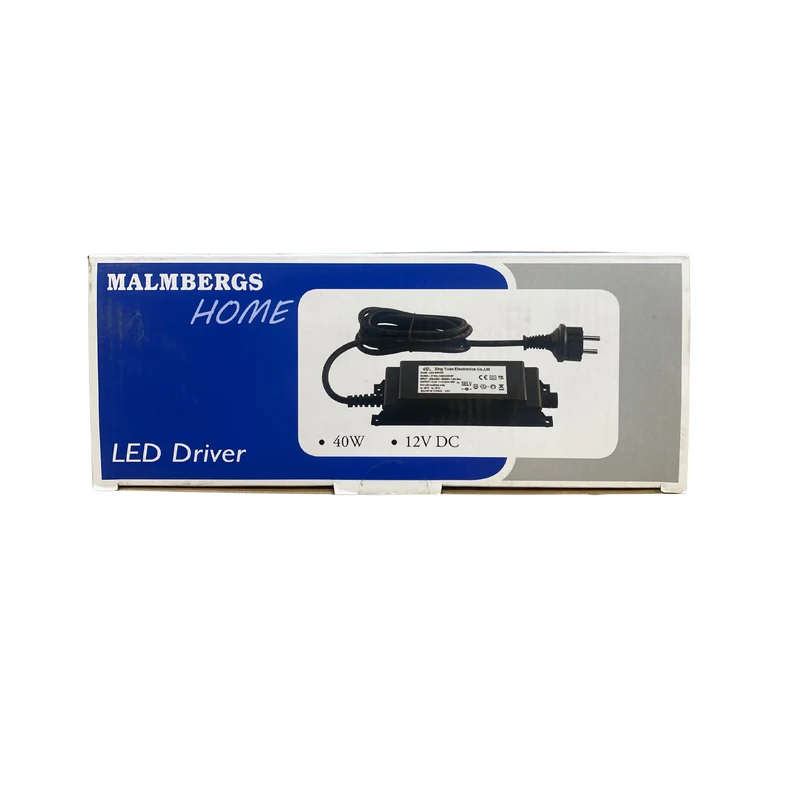 LED Driver Malmbergs Home 40W 12V DC IP68 för Trädgårdsbelysning