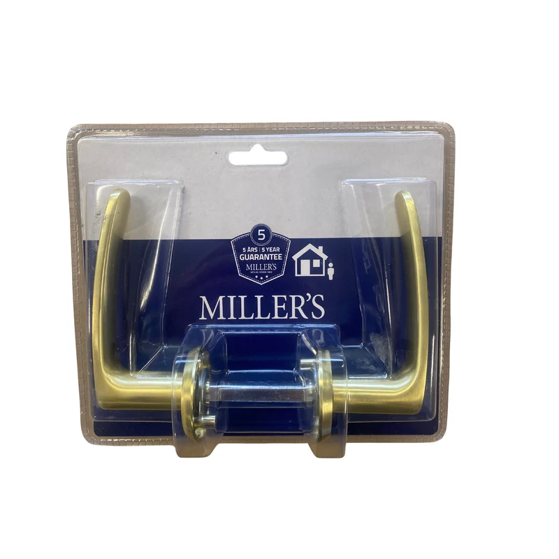 Ytterdörrhandtag Miller's Matt Mässing 1246-MP1-SB med 5 Års Garanti