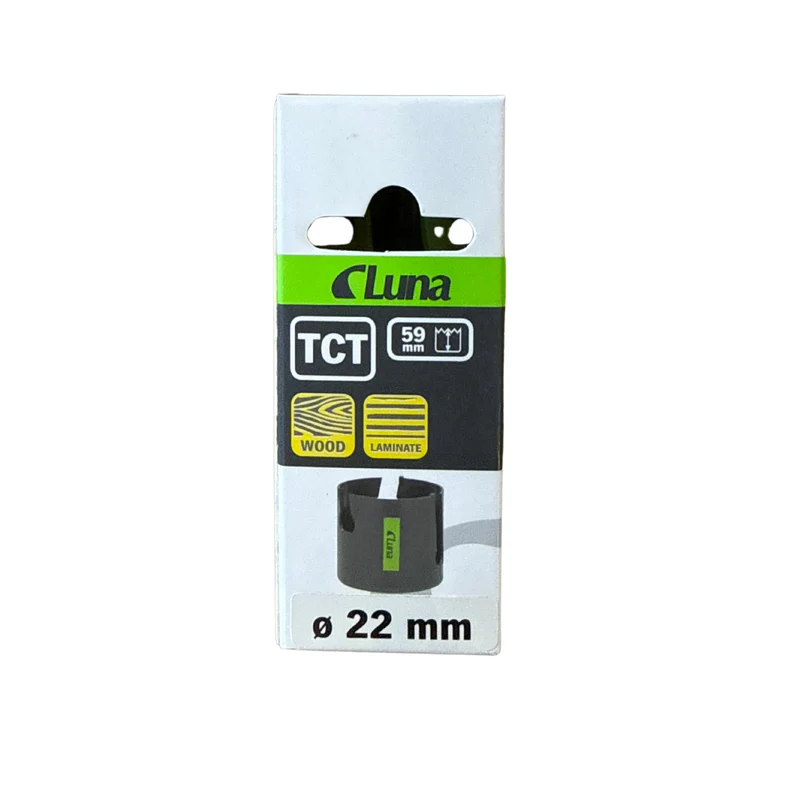 Hålsåg Luna TCT 22 mm för Trä och Laminat