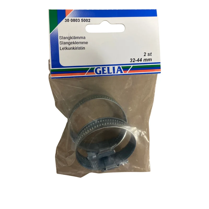 Slangklämma 32-44 mm GELIA förzinkad - 2 st
