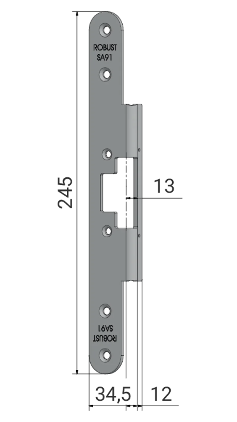 Monteringsstolpe Robust SA91