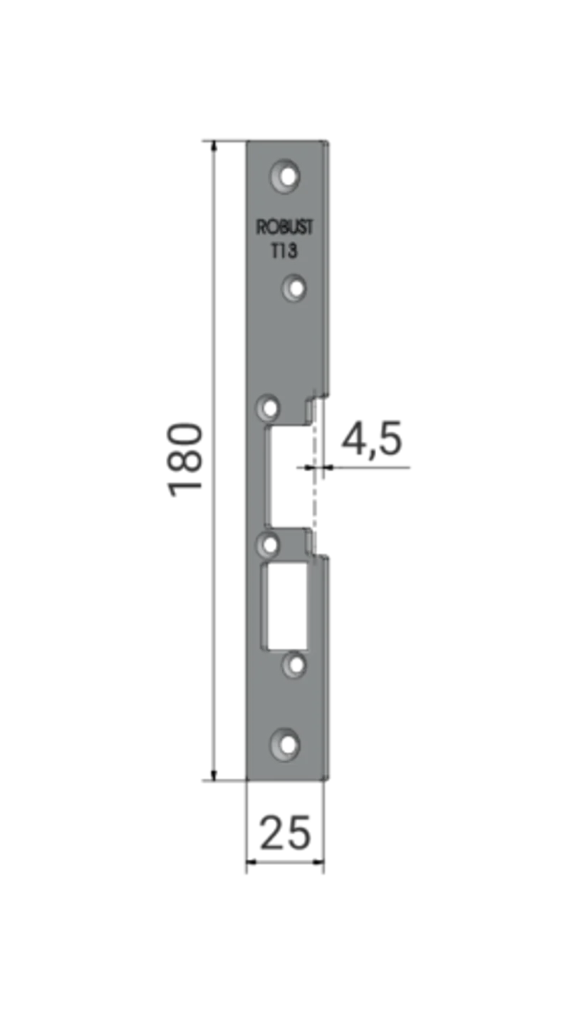 Monteringsstolpe Robust T13