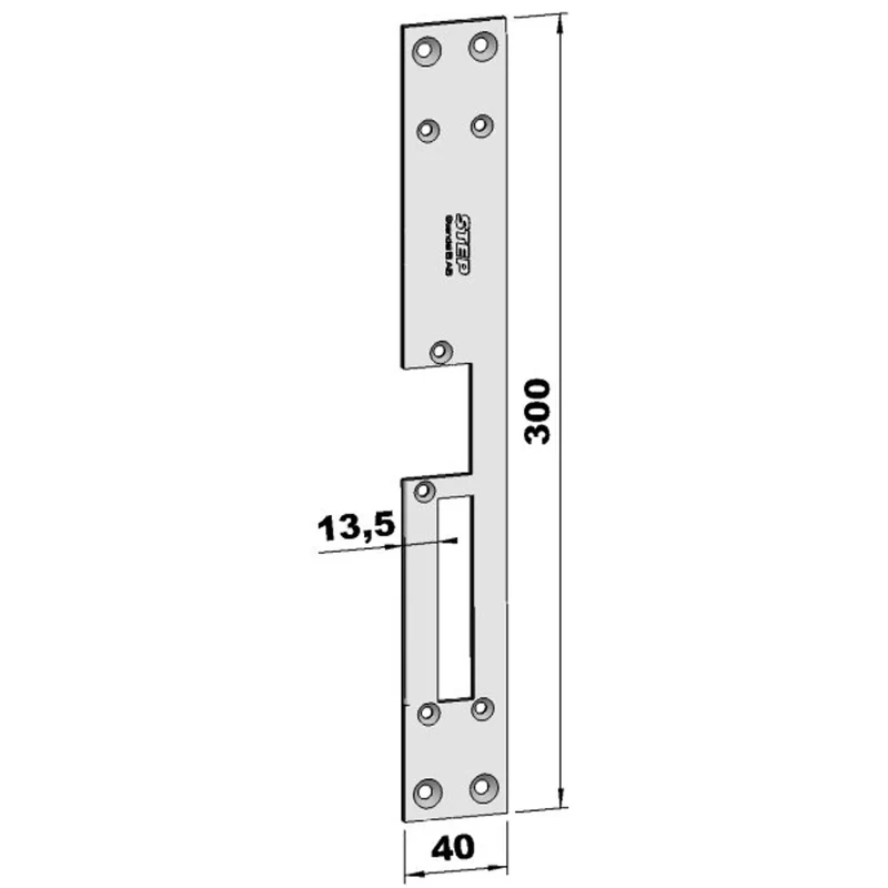 Monteringsstolpe ST185-B hö