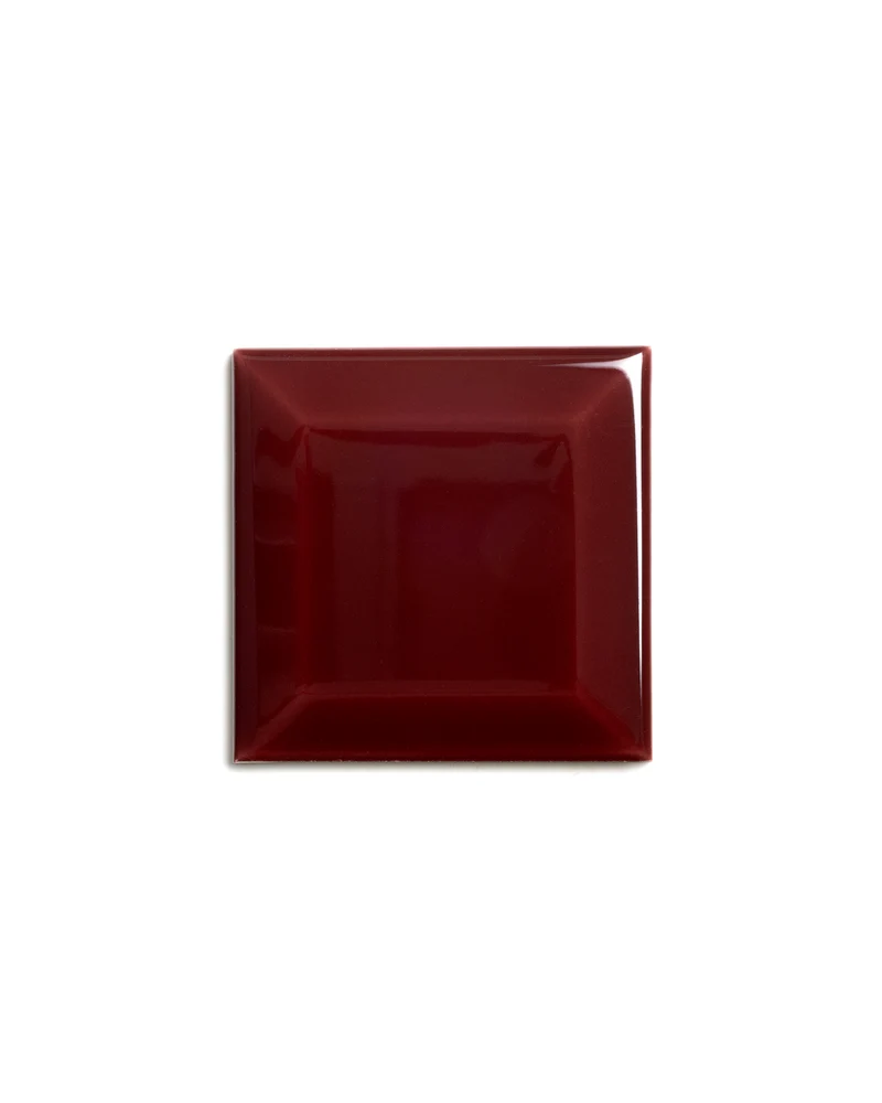 Kakel Victoria - Fasad kant 7,5 x 7,5 cm vinröd