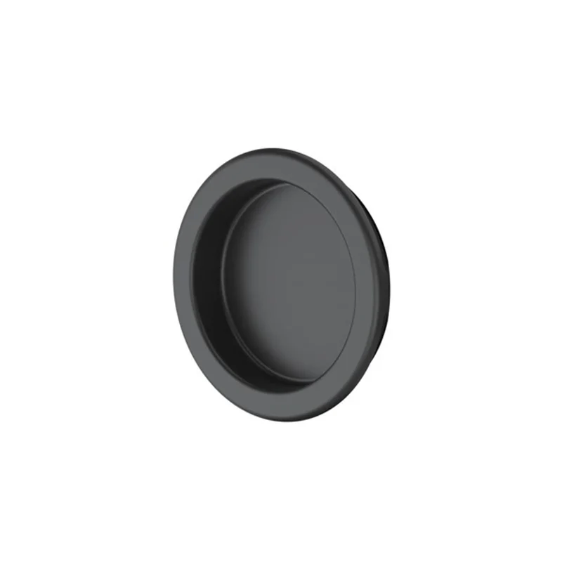 Skjutdörrshandtag 40 mm svart