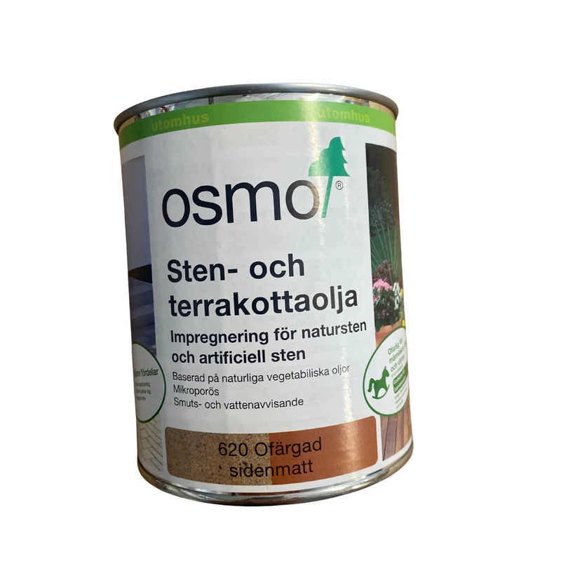 Sten- och Terrakottaolja Impregnering Natursten Ofärgad OSMO 620 Sidenmatt – 0,75 l