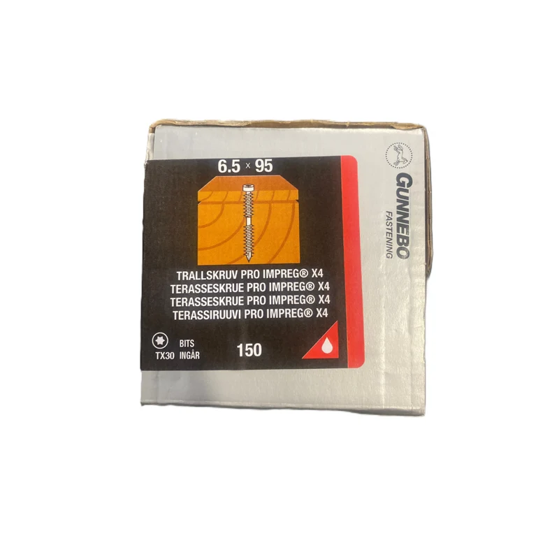 Trallskruv Pro Impreg X4 6,5x95 mm TX30 - 150 st