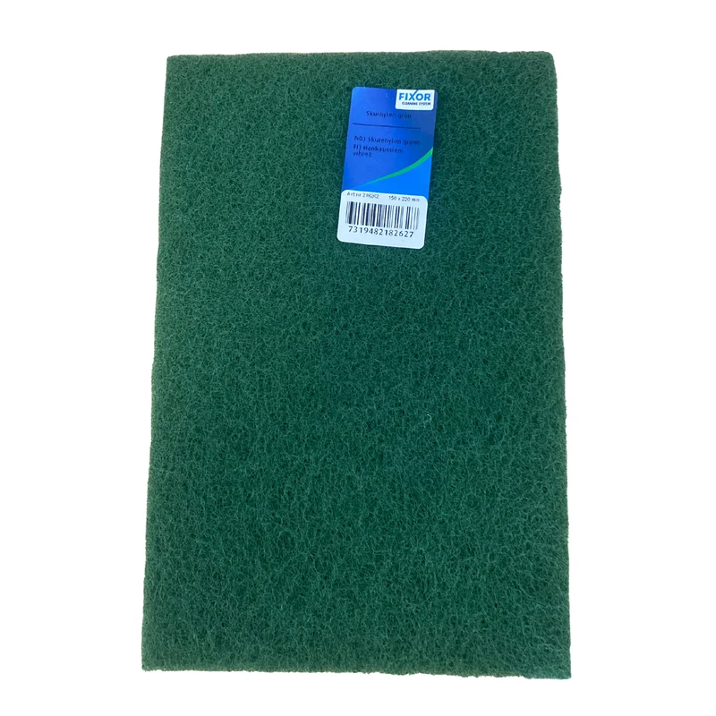Skurnylon i grön nylon för effektiv diskning, Fixor, 150x220 mm