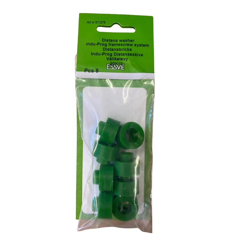 Distansbricka Rund Ø20x10 mm ESSVE Indu-Prog Nylon 8-pack