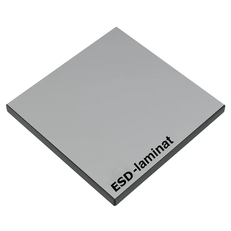 Gigant bordsskiva ESD-laminat. Djup 600mm tjocklek 24mm