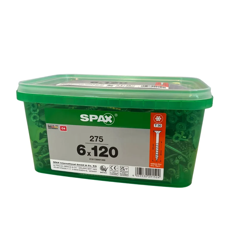 TFT Wirox C4 6,0 x 120 spax 275-p
