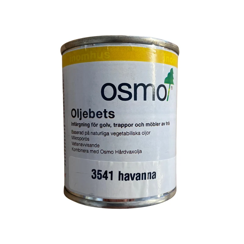Oljebets Infärgning Trägolv och Möbler Havanna OSMO 3541 – 0,125 l