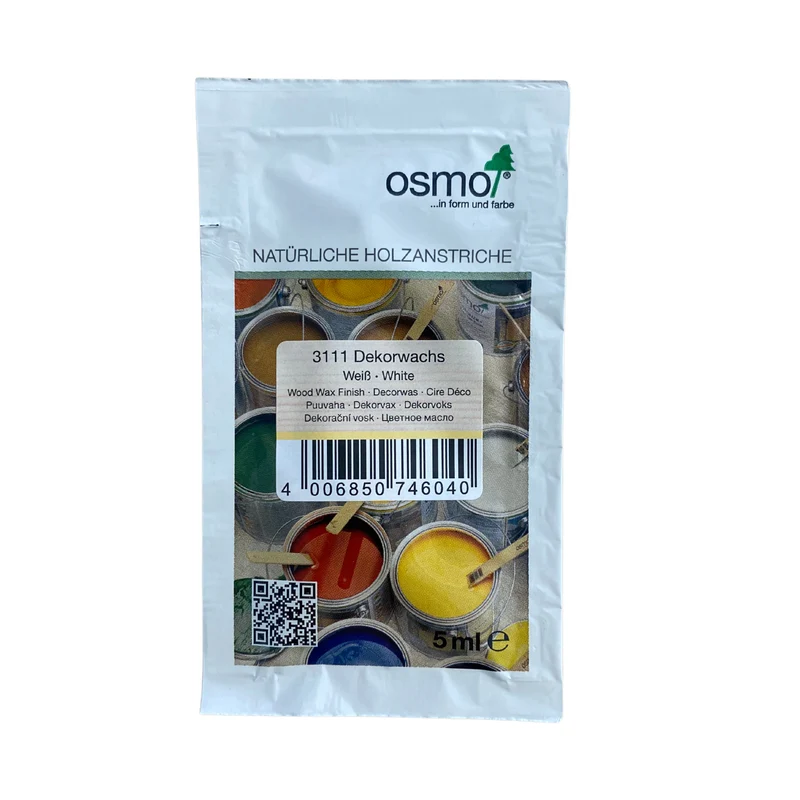 Dekorwachs Puuvaha Vit Provpaket OSMO 3111 – 5 ml