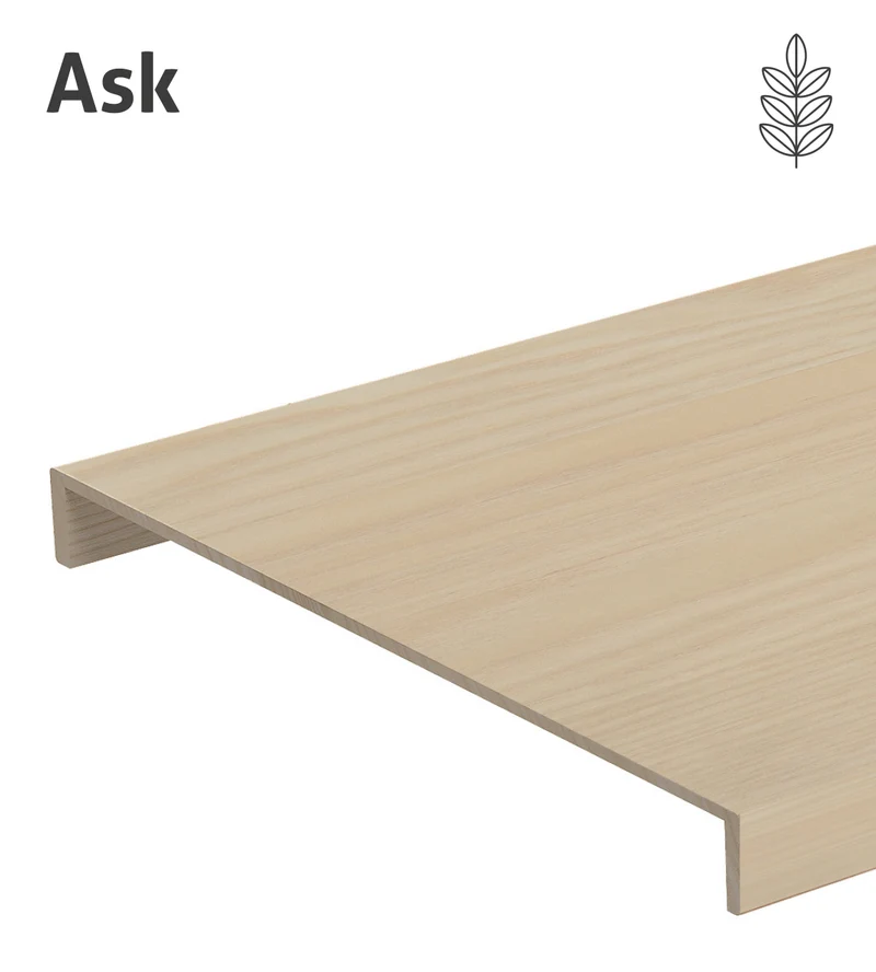 Plansteg i massiv Ask för trapprenovering
