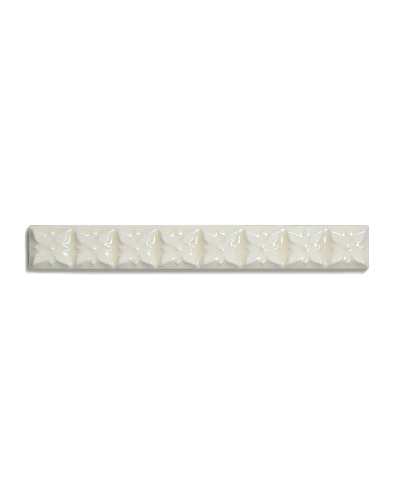 Kakel York - Dekorlist relief 2,5 x 19,8 cm mandel