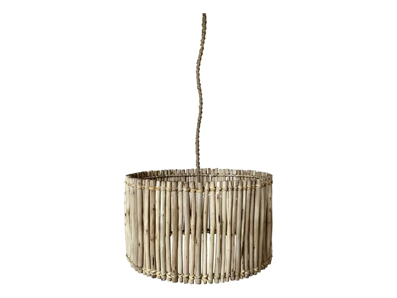 Lampa i eukalyptusträ